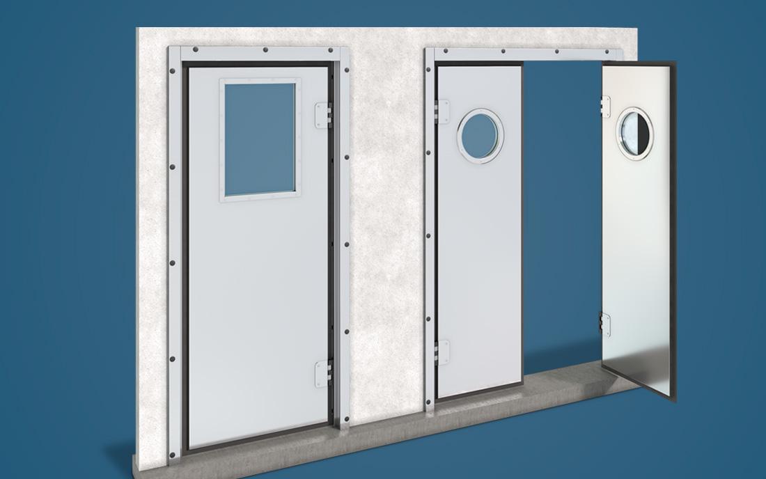 Маятниковые двери специального назначения (СН-Fix90)