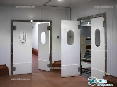 Пластиковые маятниковые двери МД (Пст-Vcam)