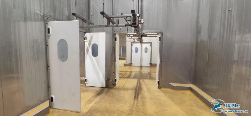 Пластиковые маятниковые двери МД (Пст-Vcam)