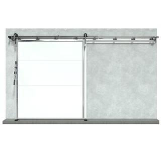 Откатные холодильные противопожарные двери