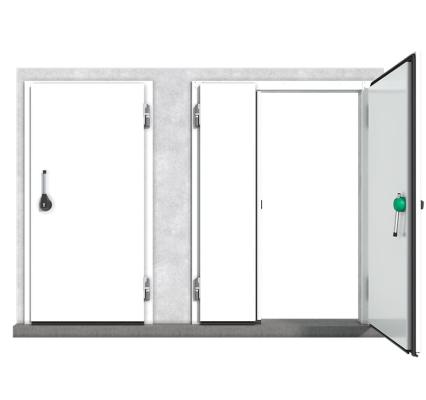 Распашные двери промышленной серии РД (Пром)